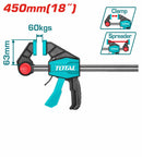 توتال تولز كلامب 18 بوصه THT1340603 