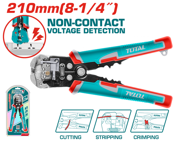 Total tools Industrial Intelligent voltage-detecting stripper 4*1 size 8.25" - THT152429