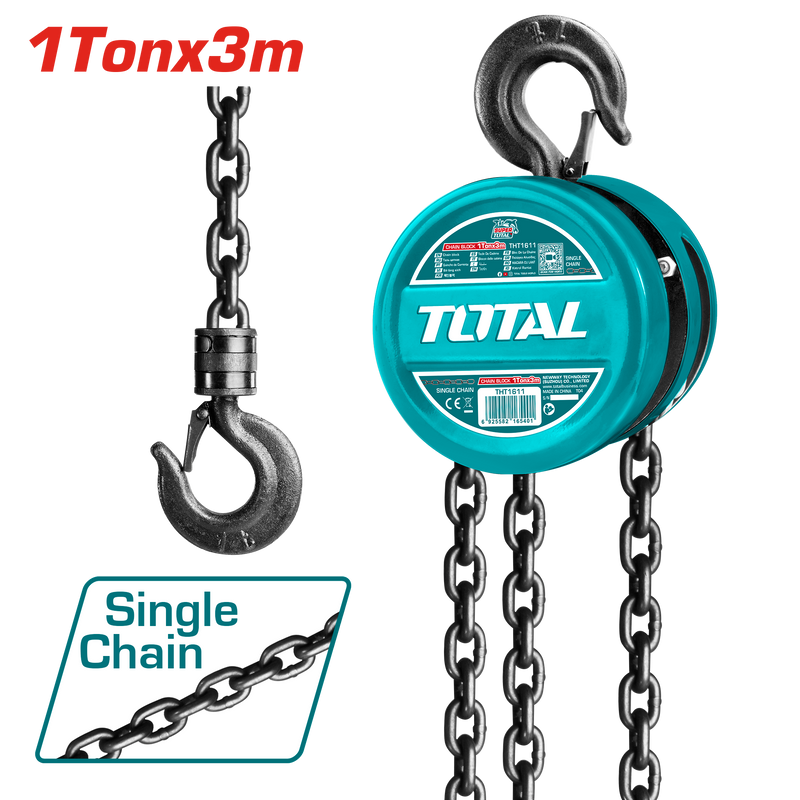 Total tools Chain block 1 ton. 3 m - THT1611