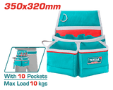 Total Tools Tool Belt 10 Pockets 35×32cm – THT16P10125