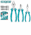 TOTAL TOOLS
 3pcs Pliers set ( 8", 6" ) inch
- THT1K0301