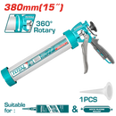 طقم عدة يدوي احترافي من توتال تولز مكون من 6 قطع – شواكيش ، اجنة ، مفك عادة ومسدس سيليكون و  دقماق - Promotion-005