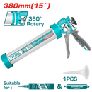 THT20115 - توتال تولز مسدس سيلكون يدوى الومنيوم 15 بوصه