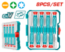 Total tools 8 Pcs precision screwdriver set - THT250826