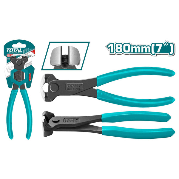 TOTAL TOOLS
 End cutting pliers
 180mm(7") inch
- THT260702