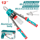 توتال تولز بنسة برشام مقص 13 بوصة  تستخدم لبرشام ستلنلس و الومنيوم و  حديد  - THT32131