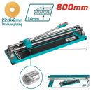 Total tools Tile cutter 800 mm Max cutting thickness : 14mm - THT578001