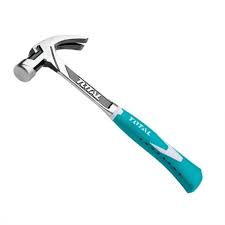 TOTAL TOOLS Claw hammer With Iron Handle 450g - THT7143166