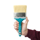 TOTAL TOOLS Paint brush (plastic handle covered rubber) 4"(100mm) - THT84046