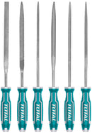 TOTAL TOOLS 6pcs mini file set 140mmx3mm - THT91462
