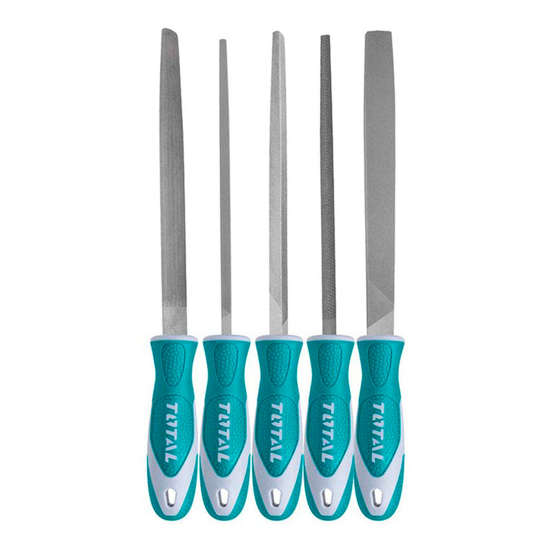 TOTAL TOOLS  5pcs steel file set 200mm(8") -THT918516