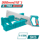 THTK591282 - توتال تولز منشار يدوى سراق 12 بوصة مع صندوق للمنشار