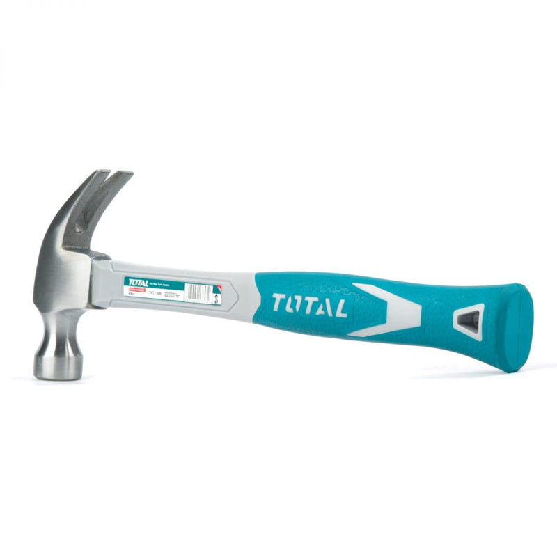 TOTAL TOOLS Claw hammer With Fiberglass Handle 220g - THTS7308