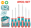 توتال تولز طقم مفكات 6 قطع ضغط عالى - TKSDS0626