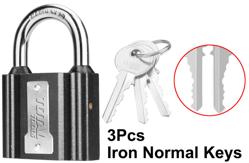 TOTAL TOOLS Iron padlock 75mm - TLK31751