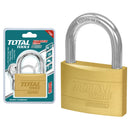 TOTAL TOOLS Heavy Duty Brass Padlock 70mm- TLK32702