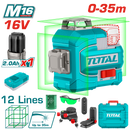 Total tools Cordless 3D laser level 35 M 16 volt +  battery and charger - TLL301201