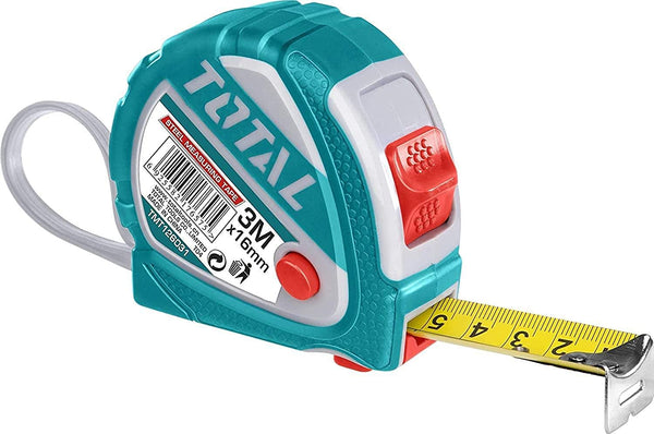 TOTAL TOOLS Steel measuring tape 3m x 16mm - TMT126031