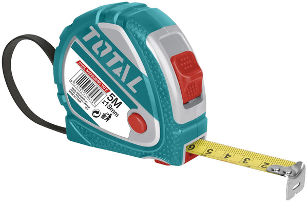 TOTAL TOOLS Steel measuring tape 5m x 19mm - TMT126051