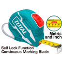 TOTAL TOOLS Steel measuring tape 5m x 19mm - TMT126251
