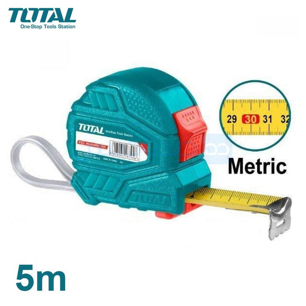 TOTAL TOOLS Steel measuring tape 5m x 25mm - TMT126352M