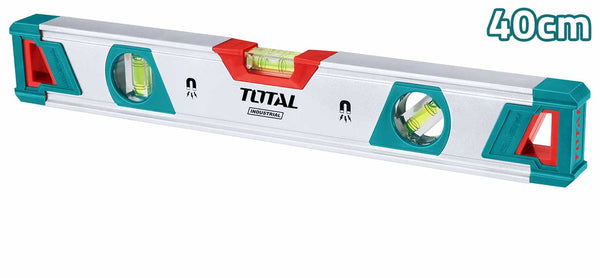 TOTAL TOOLS Spirit Level 40cm with powerful magnets - TMT20405M