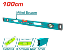 Total tools Spirit level 100 Cm ,3 solids 1.5 mm - TMT210028