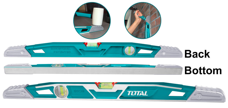 TOTAL TOOLS Heavy-Duty Mason's Level 60cm - TMT221606