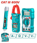 Total Tools 3 Pcs Electrical test kit (Clamp Meter + Digital Multimeter + Voltage Tester) –  TMT43028