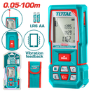 Total tools Laser distance detector 100 M - TMT51036
