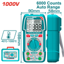 Total tools Digital Auto Range multimeter 1000 V , DC/AC - TMT5310004