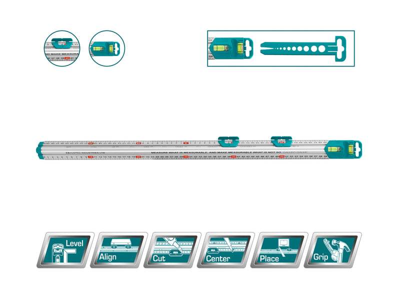 TOTAL TOOLS Multi-function Measure mate 60cm - TMT646003