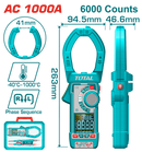 Total tools Digital AC clamp meter 1000 Ah. - TMT7610001