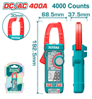 Total tools Digital DC/AC clamp meter 400 Ah.- TMT762002