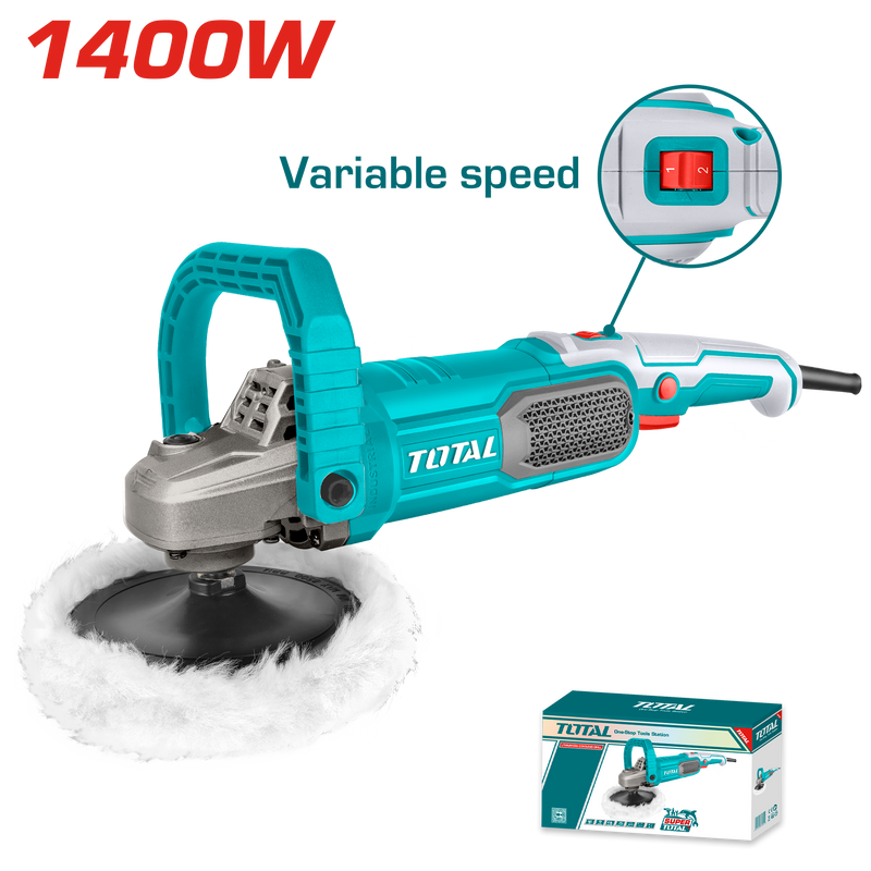 Total Tools Polisher With Variable speed control 1400 W-TP11418018