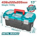 Total tools Plastic tool box 17"  - TPBX0172