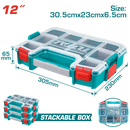 توتال تولز منظم بلاستيك 12 × 9 × 2.5 بوصة – موديل TPBX1121