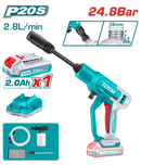 توتال تولز ماكينه غسيل بطاريه 20 فولت 2 امبير 24.8 بار + بطاريه و شاحن - TPWLI20362 
