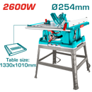 Total Tools Table saw 2600 W 10 inch-TS526043