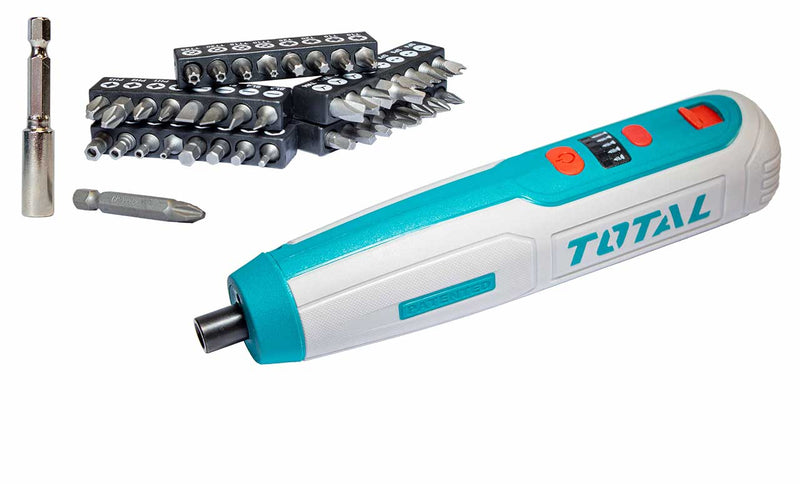 TOTAL TOOLS Lithium-ion cordless screwdriver 4V - TSDLI0403
