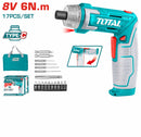 TOTAL TOOLS Lithium-Ion cordless screwdriver 8V - TSDLI0802