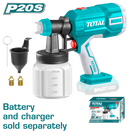 Total Tools Lithium-Ion spray gun 20V Without Battery and charger-TSGLI2003