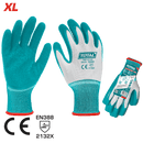 توتال تولز جوانتى لاتكس قماش بوليستر مبطن TSP13103 - (XL) 