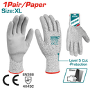 توتال تولز جوانتى ضد القطع  جوده عاليه مقاس TSP1702-XL - (XL)