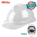 توتال تولز خوذه امان - لون ابيض - مع تهويه و مقاس قابل للتعديل - TSP2602