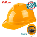 توتال تولز خوذه حمايه سيفتى  لون اصفر  بحزام تثبيت - TSP2603