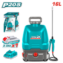 Total tools Cordless sprayer 16 ltr. 5 bar  20 volt  +  battery and charger - TSPLI20162