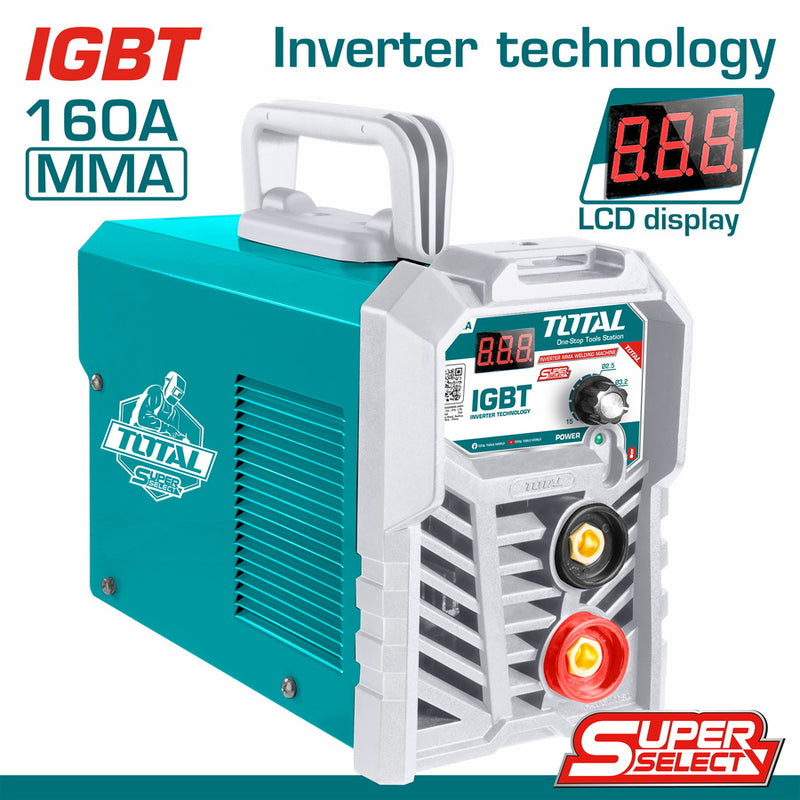 TOTAL TOOLS Inverter 160 MMA Welding machine- TW21602