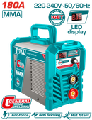 Total tools Inverter MMA welding machine 180 A - TW218028