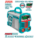 Total tools Inverter MMA/TIG Lift welding machine 200 A , 1.6 : 4 mm - TW2200691